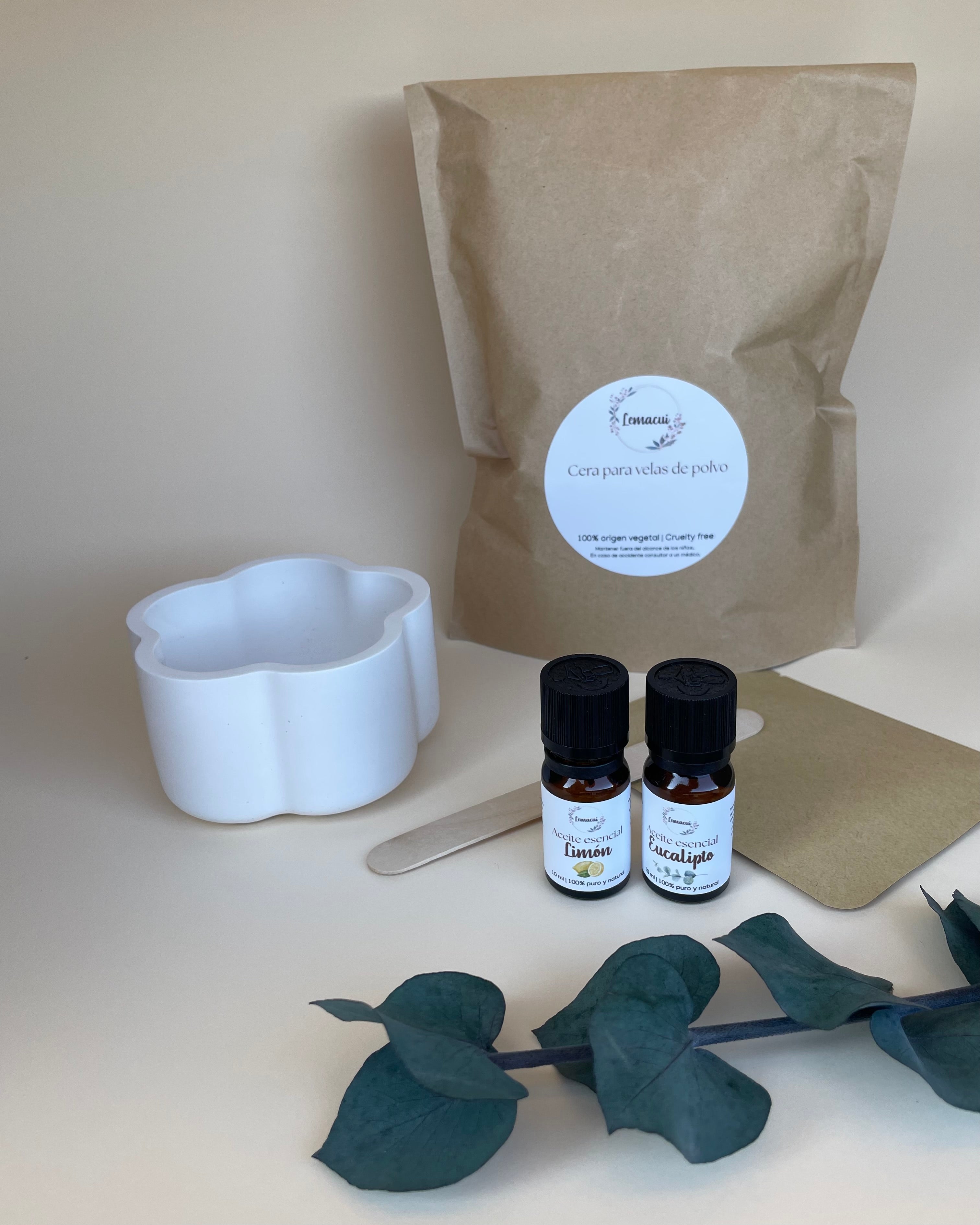 Kit PURIFICANTE crea tu propia vela de polvo