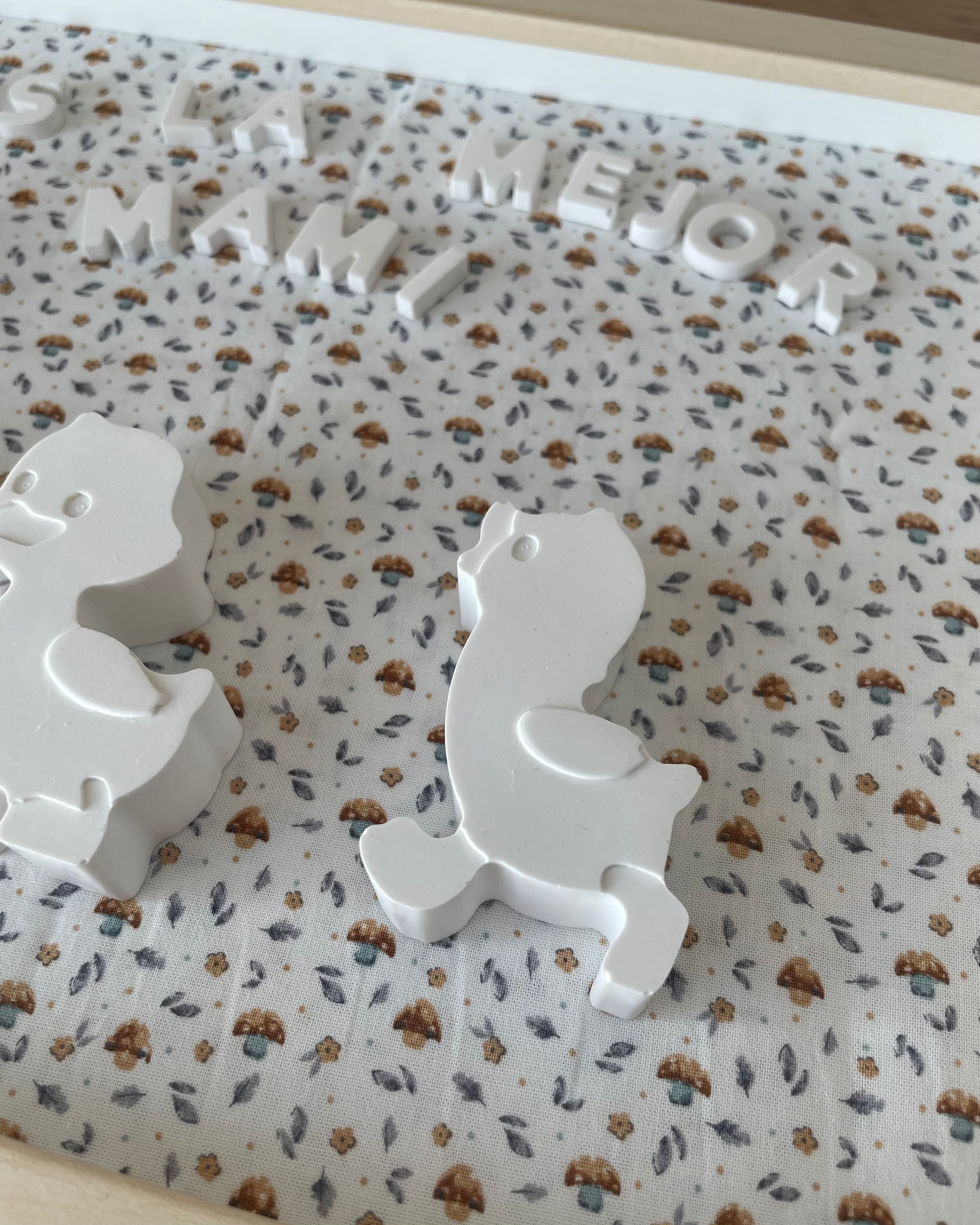 Cuadro mamá pato y sus patitos