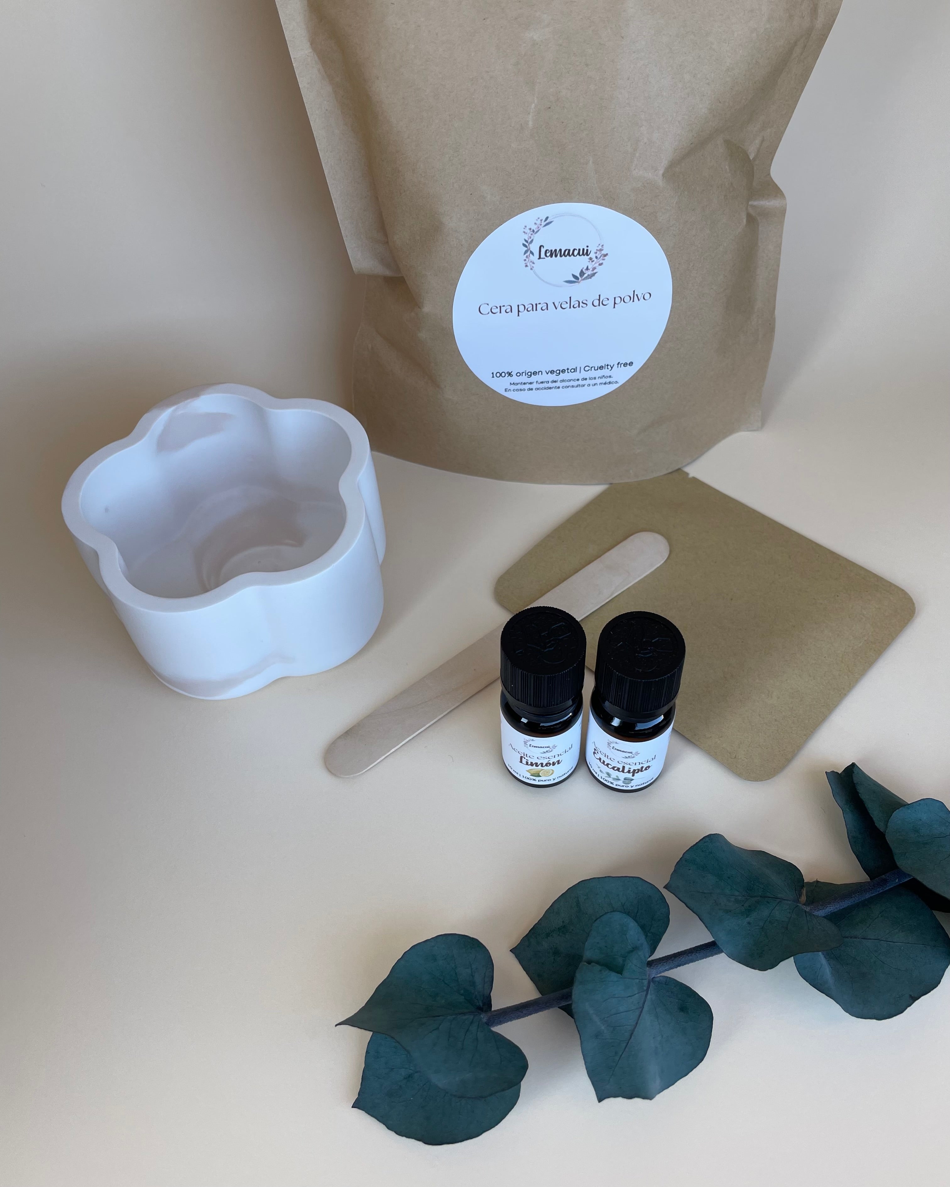 Kit PURIFICANTE crea tu propia vela de polvo