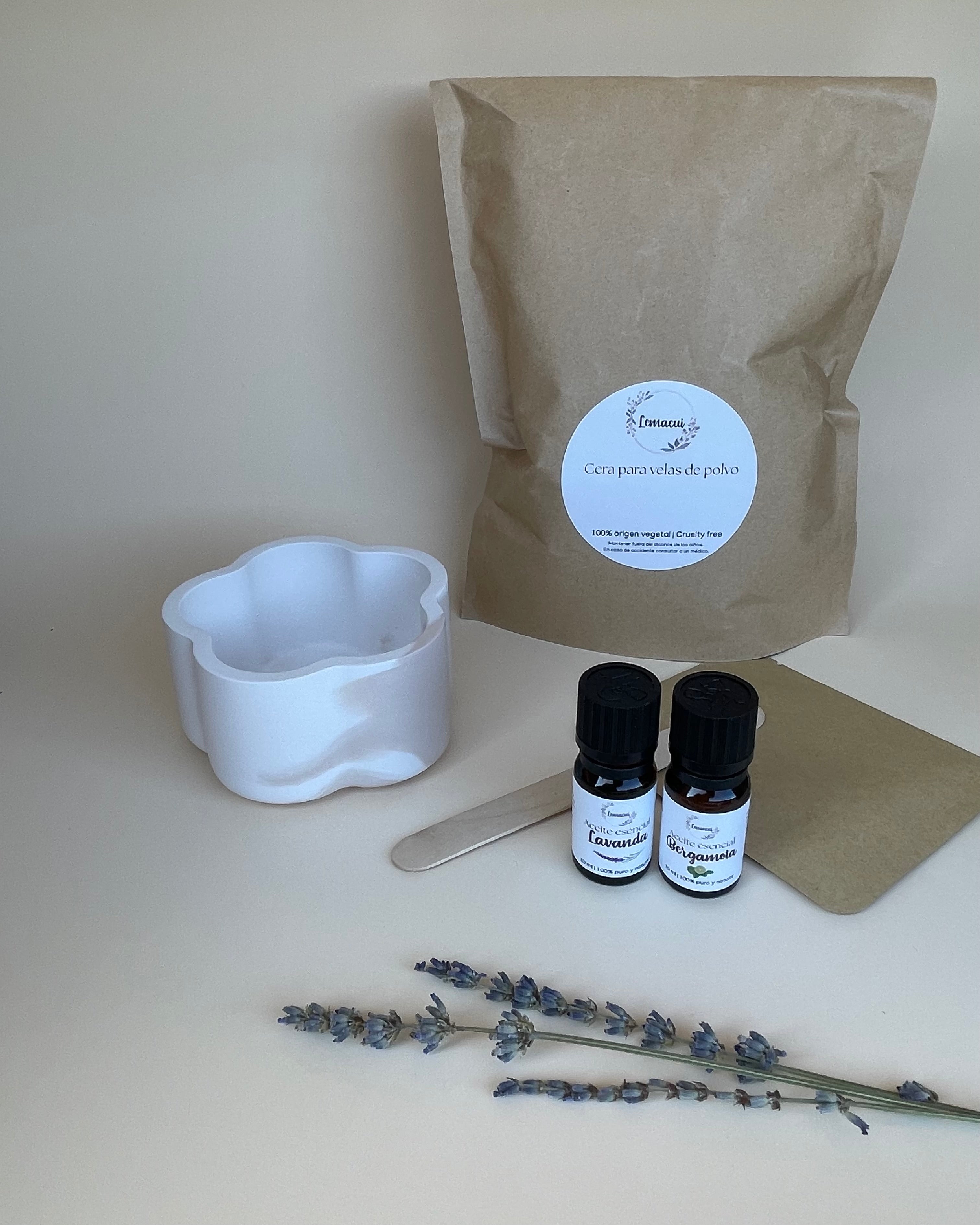 Kit RELAJANTE crea tu propia vela de polvo