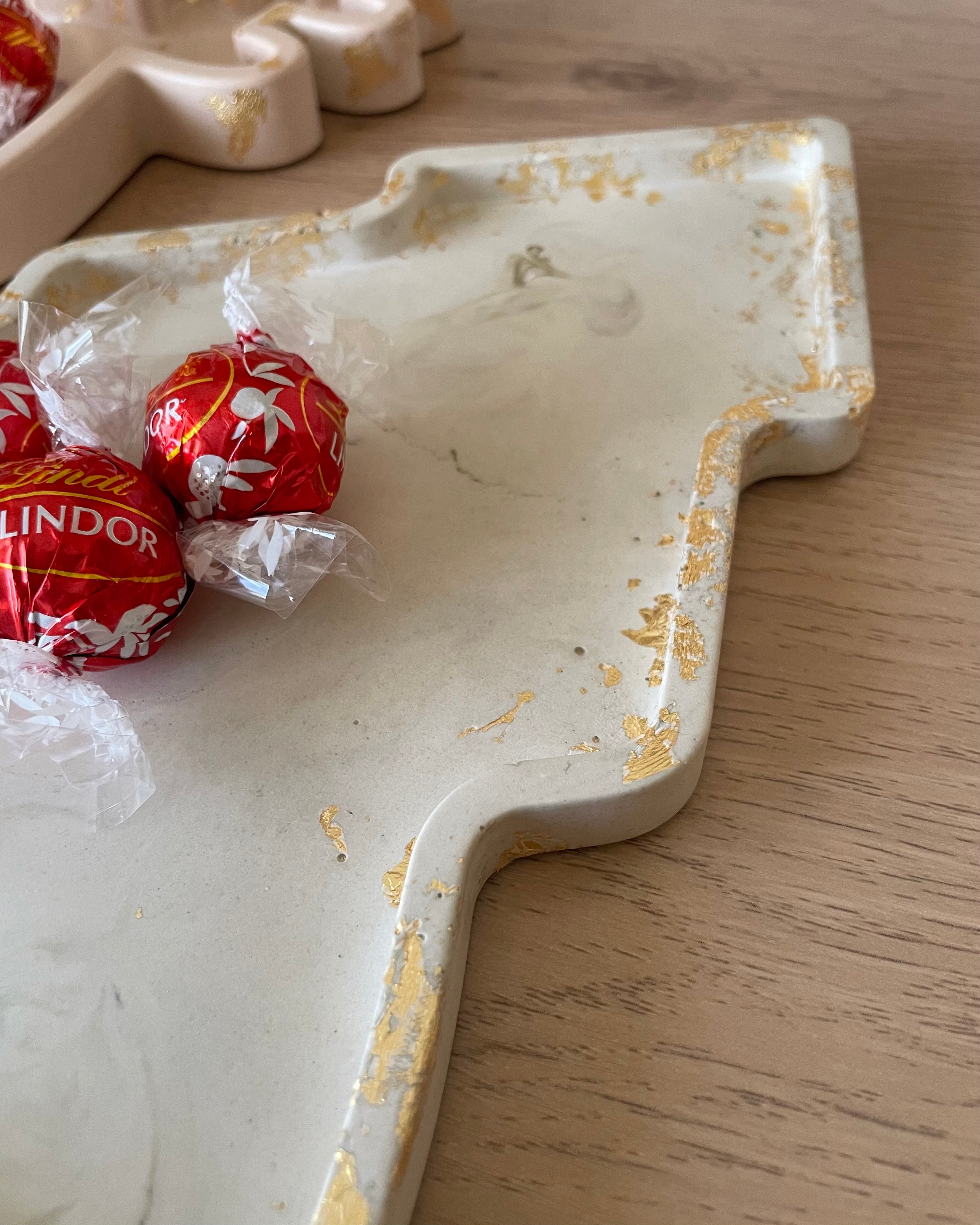 Bandeja navideña árbol