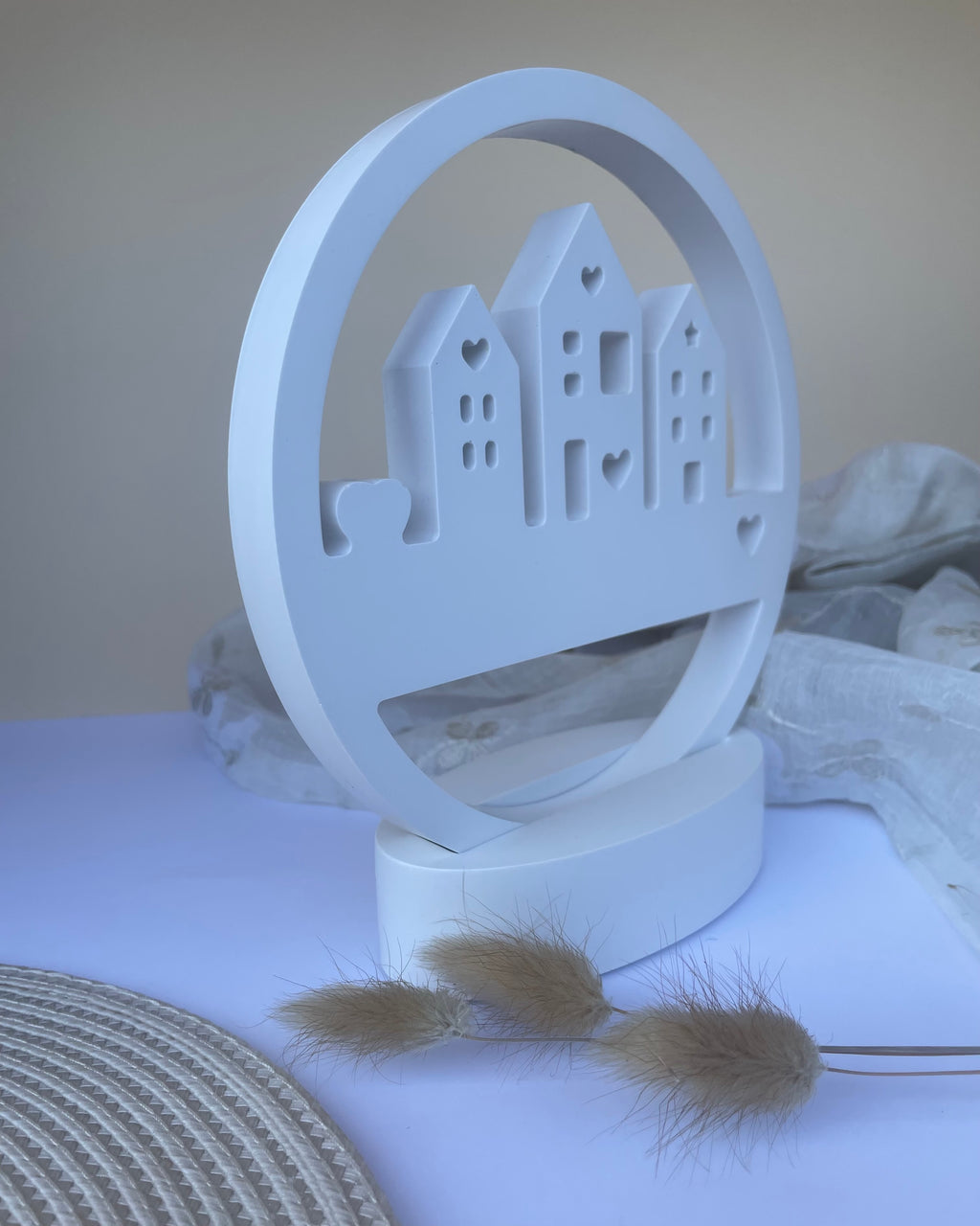 Casa circular decorativa