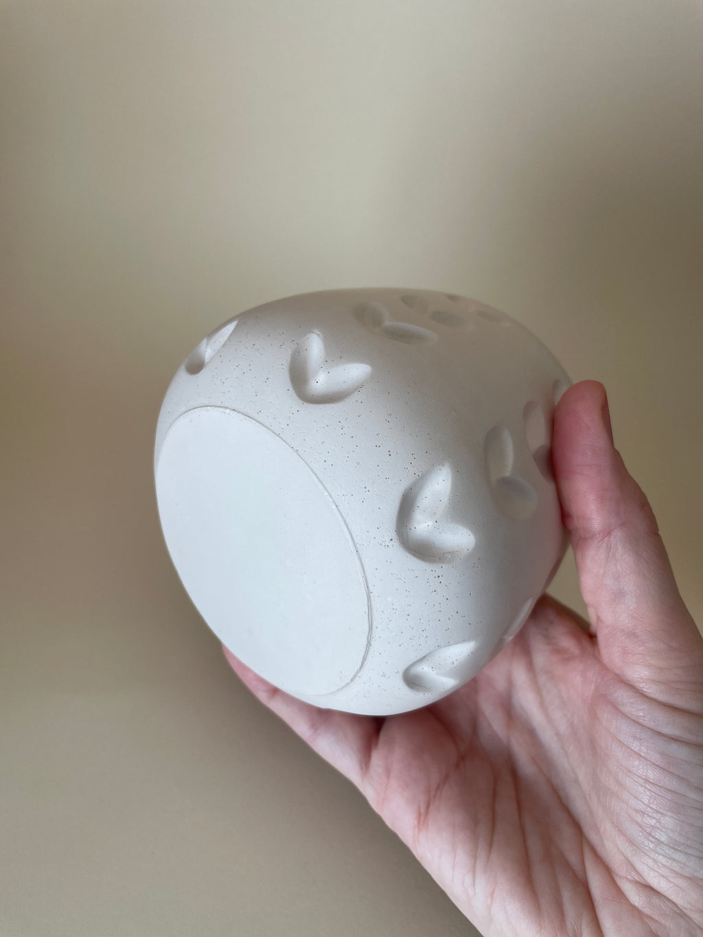 Cuenco rosa empolvado