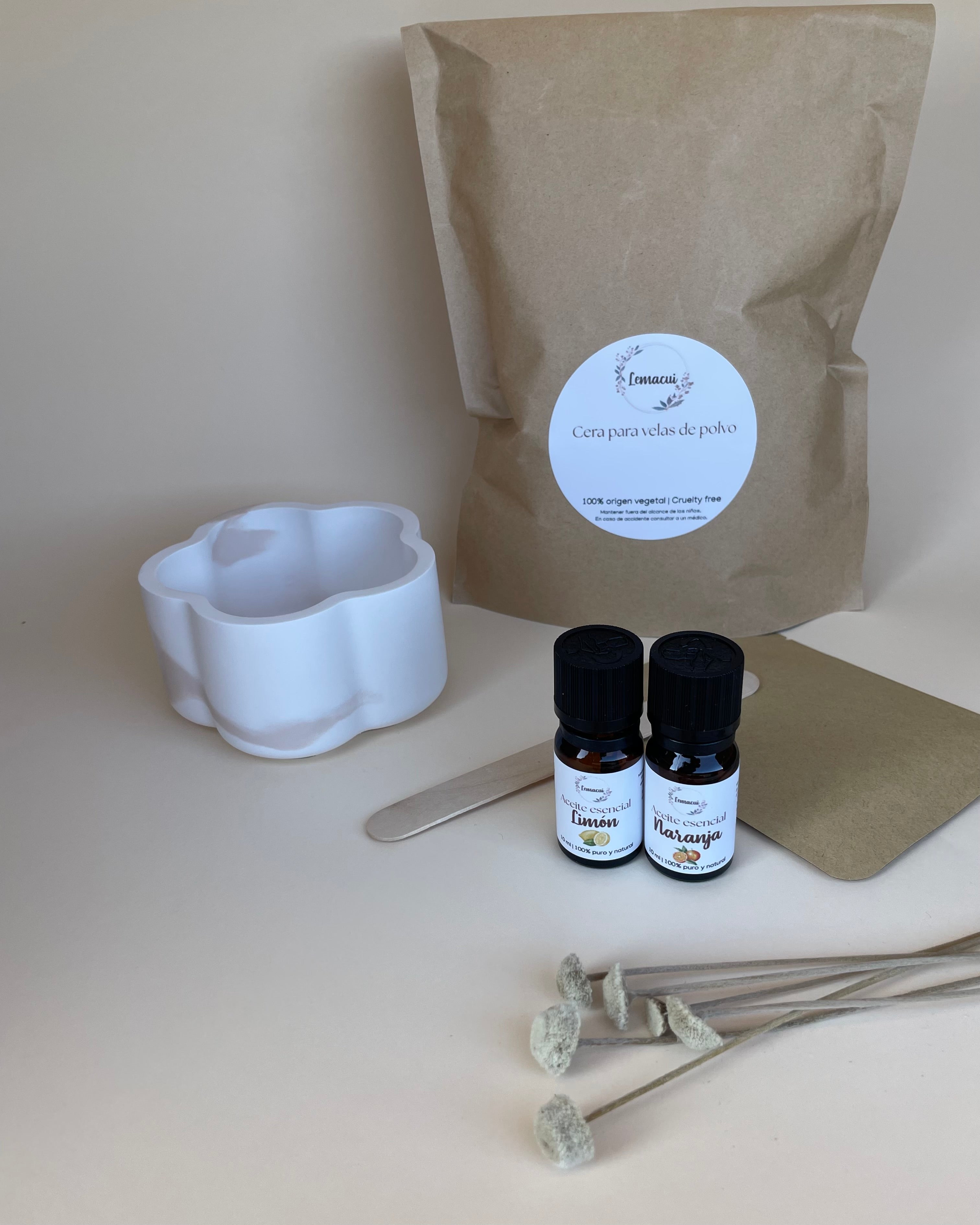 Kit ENERGETICO crea tu propia vela de polvo